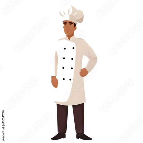 a cook in a cook s robe