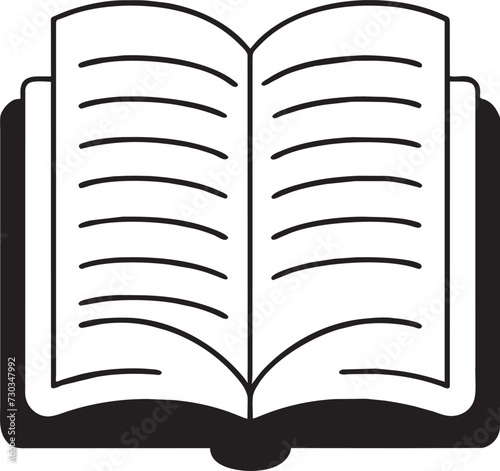 3d book, icon