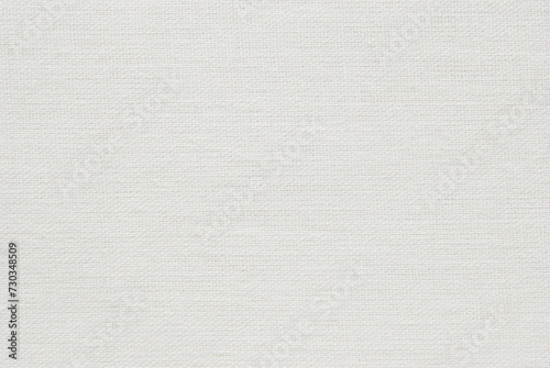White linen texture, white canvas texture as background
 photo