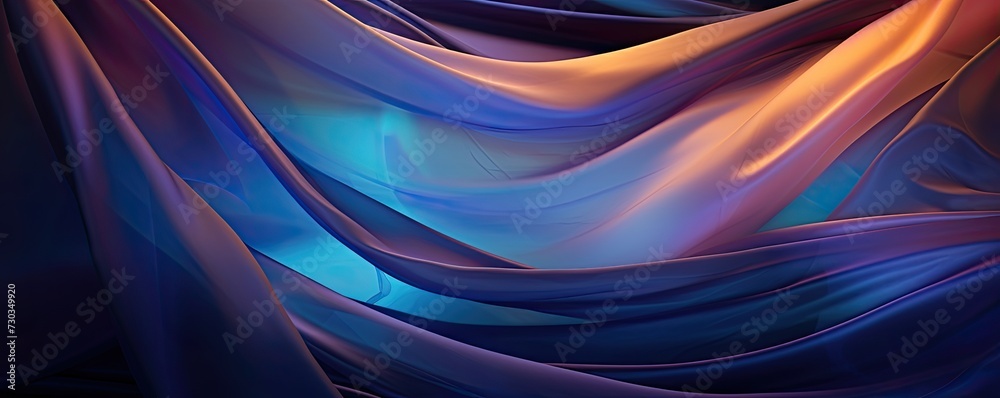 Colorful abstract wavy and flowy background