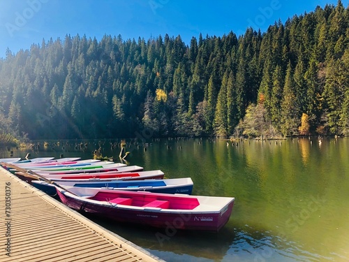 boats on lake