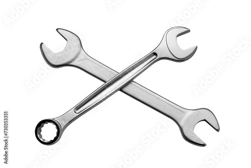 Two crossed spanners isolated
