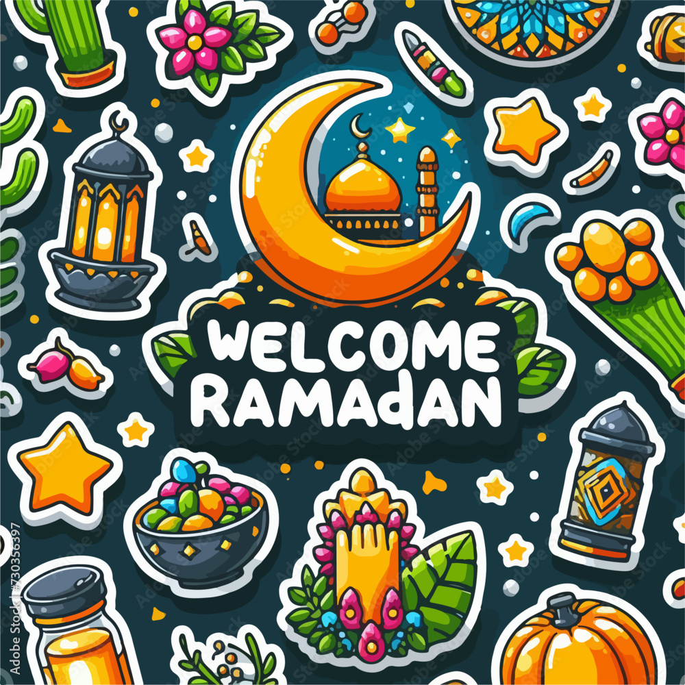 welcome Ramadan Holy month in Islam background thumbnail video welcome Ramadan Holy month in Islam background thumbnail video