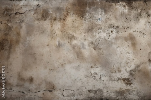 Black spots of toxic mold and fungus bacteria growing on a white wall.