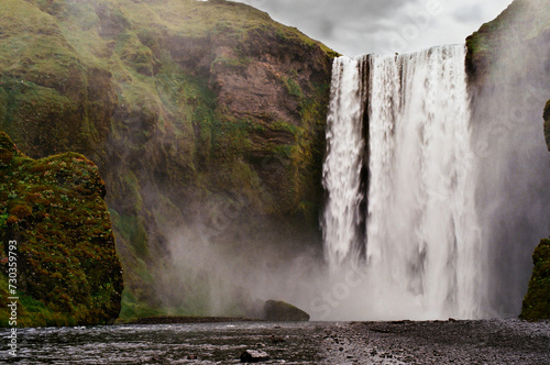 Sk  gafoss waterfall Iceland