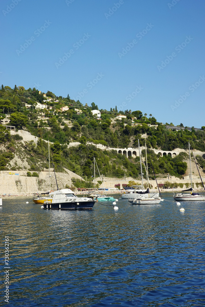 Fototapeta premium Villefranche-sur-Mer, a village at the French Riviera