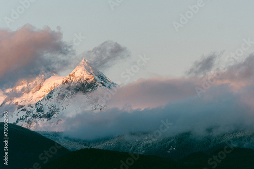 Winter in Squamish in British Columbia, Canada