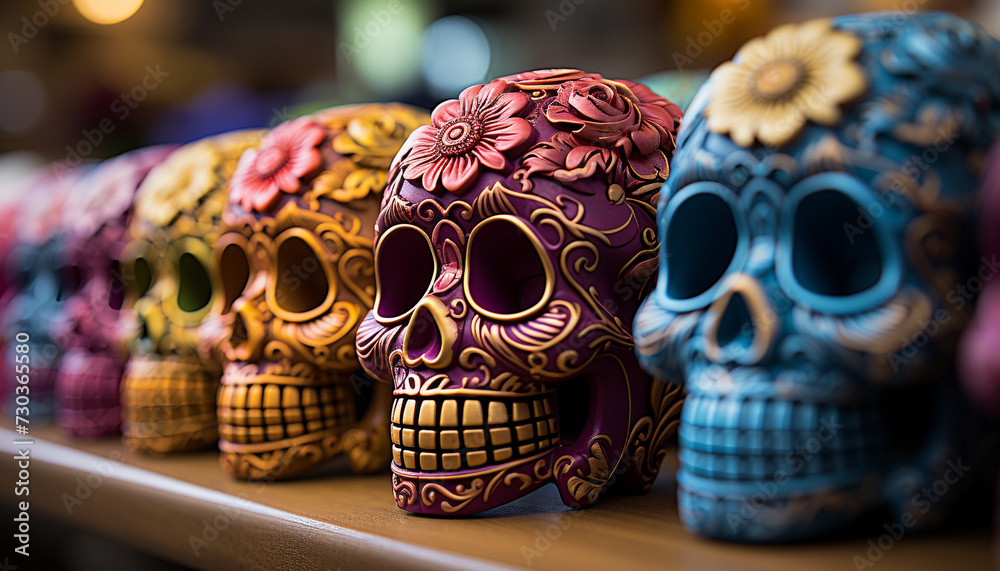 Mexican culture celebrates Day of the Dead with spooky souvenirs generated by AI