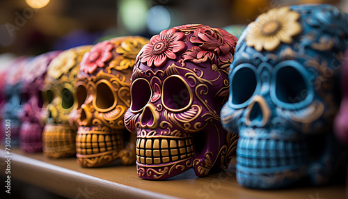 Mexican culture celebrates Day of the Dead with spooky souvenirs generated by AI