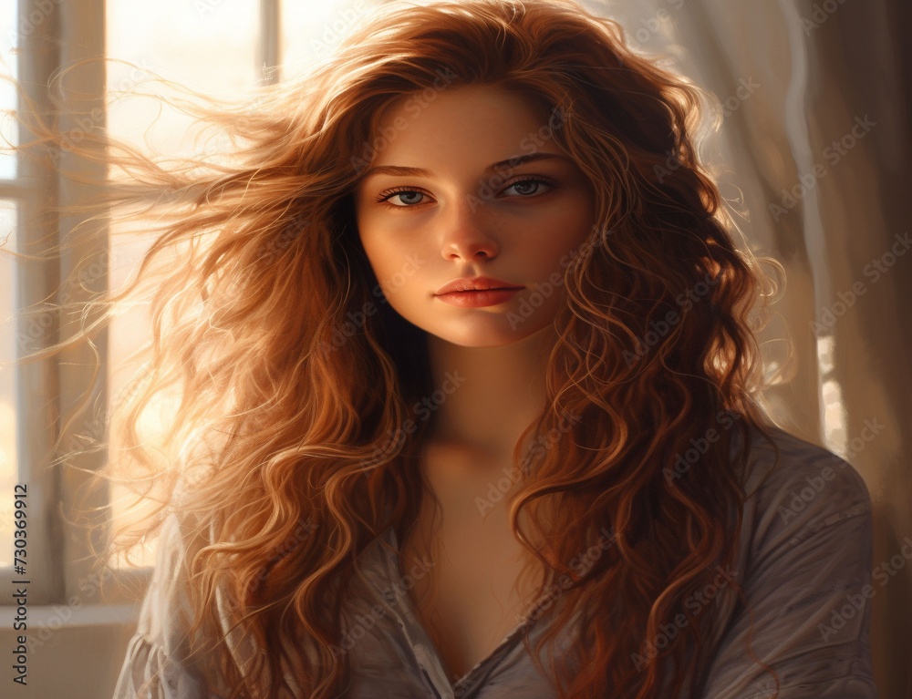 A stress woman sadness and thinking face close up A stress woman sadness and thinking face close up