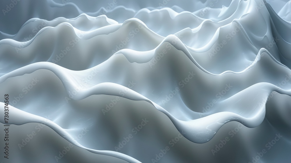 Obraz premium Abstract White Wave Curve Smooth Gradient, Background HD, Illustrations