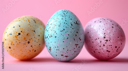 Beautiful Multi Colorful Easter Eggs Design, Background HD, Illustrations