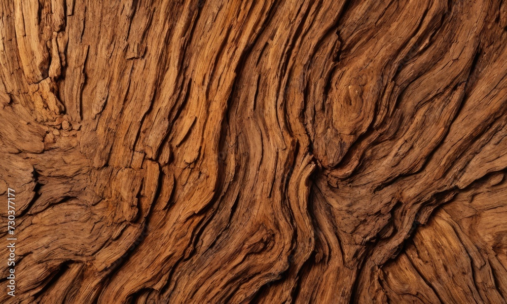 Naklejka premium Micro Timberland: Dive into the Vivid Details of Beautiful Wood Vein Textures