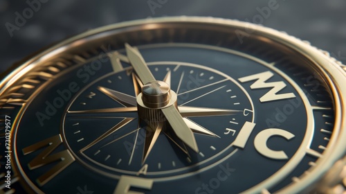 A concept image illustrating a compass with a needle pointing towards the words "new life", symbolizing the motivation for change