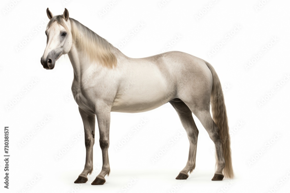 Horse isolated on white background