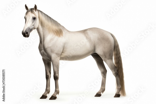 Horse isolated on white background © Asha.1in