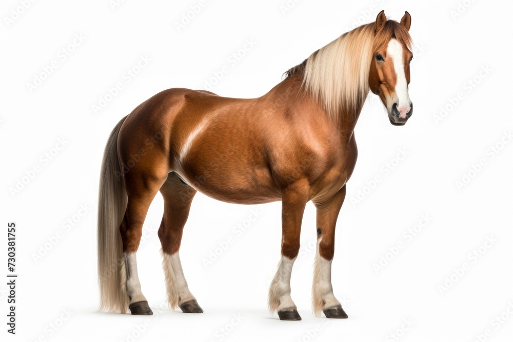 Horse isolated on white background Horse isolated on white background