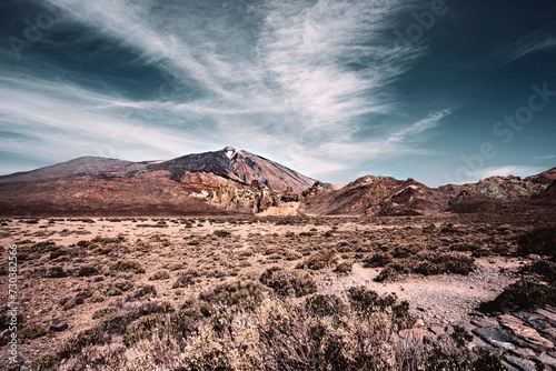 El Teide Nationalpark auf der spanischen Insel Teneriffa Kanaren 