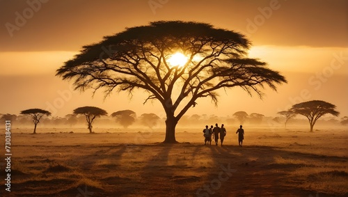 Symbolbild afrikanische Savanne