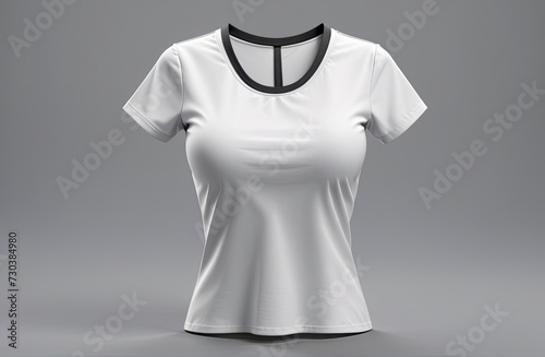 a white t shirt with a black background