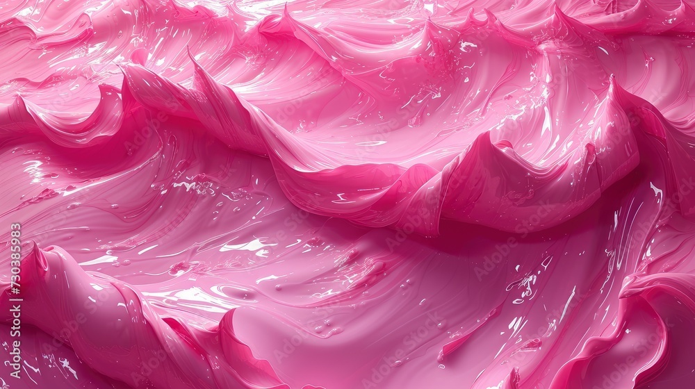 Fluid Art Texture Pink Background Abstract, Background HD, Illustrations