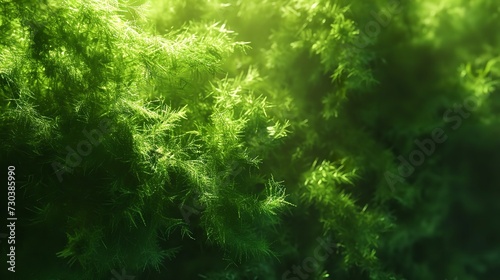 Green Background Texture with Light