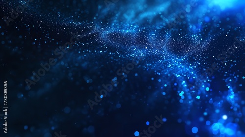 Visually Immersive Dark Blue Abstract Background