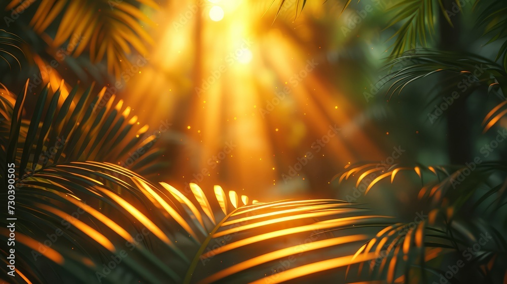 Light Shade On Palm Leaf Background, Background HD, Illustrations Light Shade On Palm Leaf Background, Background HD, Illustrations