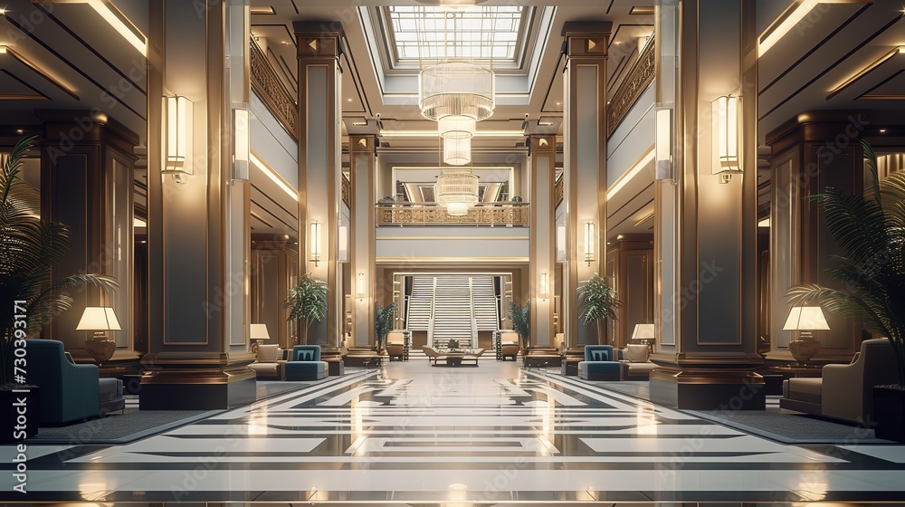 Hotel lobby

