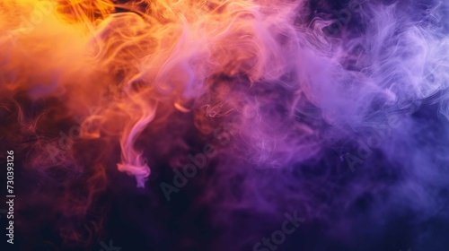 Abstract Background with Colorful Smoke