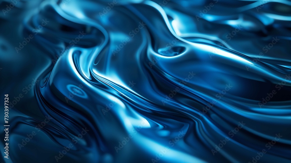 Obraz premium Abstract Blue Background with Smoke 8K Realistic