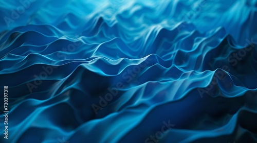 Abstract Blue Background with Smoke 8K Realistic