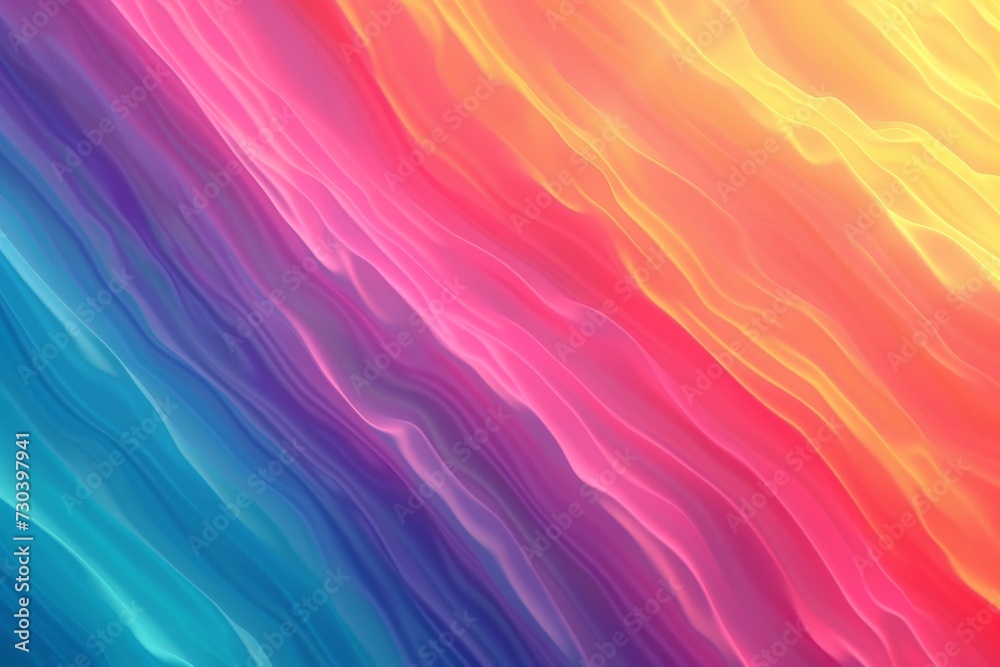 Vibrant strip rainbow colorful luminous swirls, motley curves representation. Neon circle safe space. Abstract multitonal wallpaper gradient pattern. stonewall waves spirals background