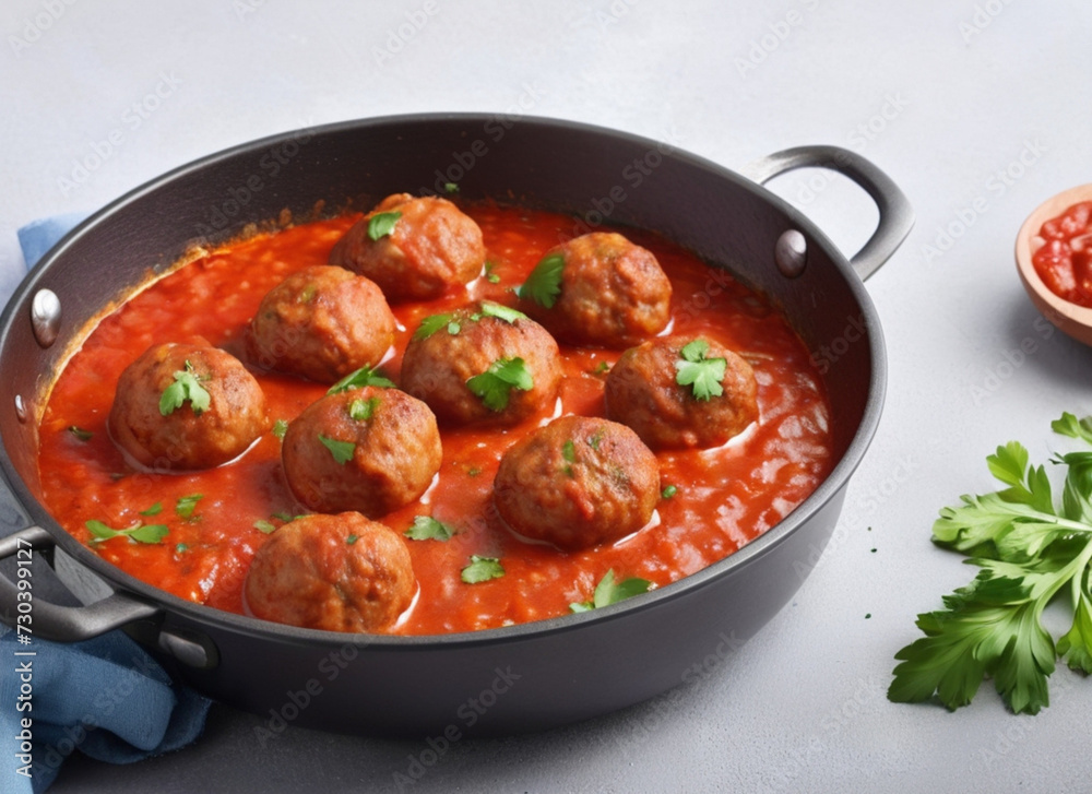 meatballs in tomato sauce in a pot meatballs in tomato sauce in a pot
