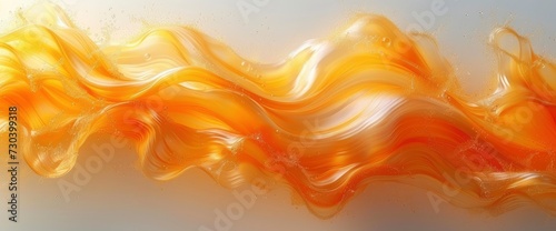 Panoramic Abstract Fluid Wave Curve Banner  Background HD  Illustrations