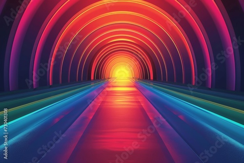 Vibrant strip rainbow colorful diversity swirls  motley curves colorful. Neon circle texture. Abstract abstract wallpaper gradient pattern. unconventional waves spirals background