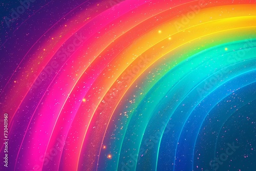 Vibrant strip rainbow colorful blank swirls  motley curves lgbtq representation. Neon circle hypnotic. Abstract pink wallpaper gradient pattern. enchanting waves spirals background