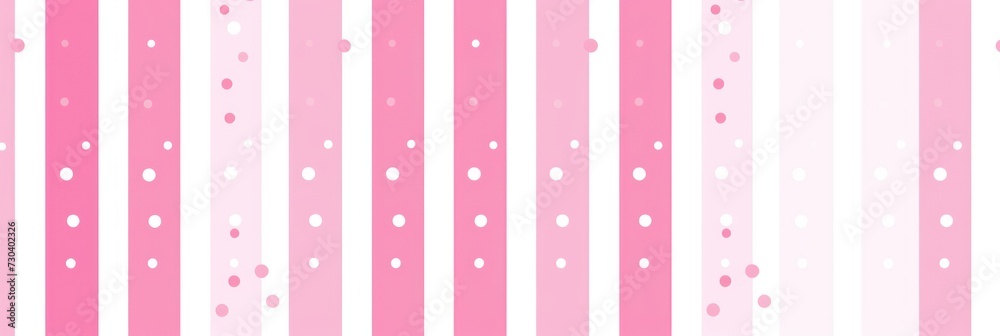 Pink diagonal dots and dashes seamless pattern 