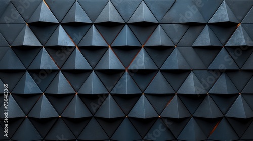 Triangle Pattern Abstract Black Background, Background HD, Illustrations