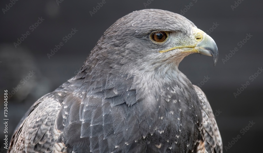 A Chilean Blue Eagle. Also known as the Black-Chested Buzzard-Eagle, the Chilean Blue Eagle is a South American bird of prey from the Buteo genus. A Chilean Blue Eagle. Also known as the Black-Chested Buzzard-Eagle, the Chilean Blue Eagle is a South American bird of prey from the Buteo genus.