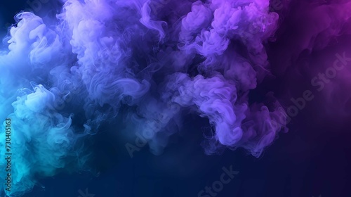 Abstract Purple Smoke Flames Transparent Texture
