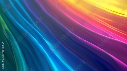 Abstract Rainbow Colorful Background 8K Realistic