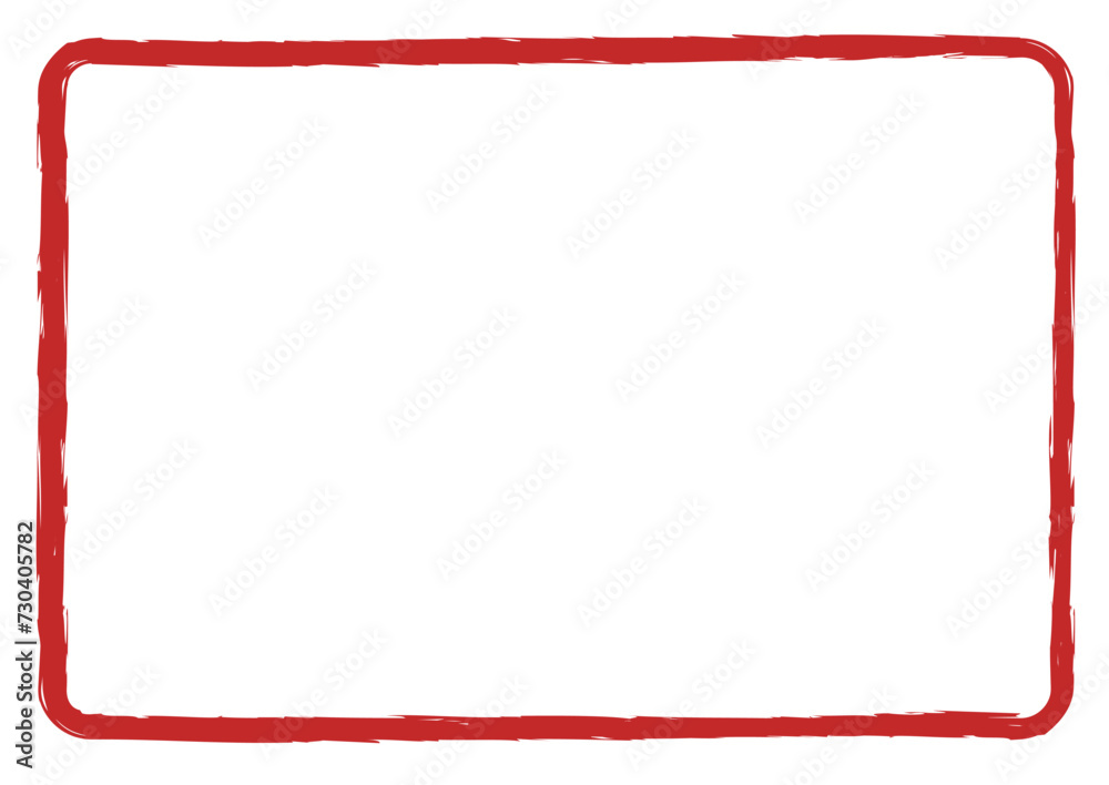 red frame with rounded corners , vector Grunge square border, grunge frame for yor text and photo, on white background. red frame with rounded corners , vector Grunge square border, grunge frame for yor text and photo, on white background.