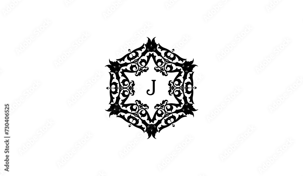 Luxury Alphabetical Star Logo