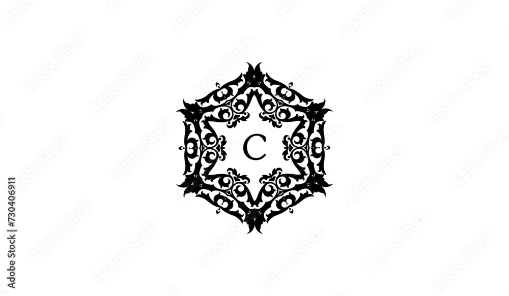Luxury Alphabetical Star Logo Luxury Alphabetical Star Logo