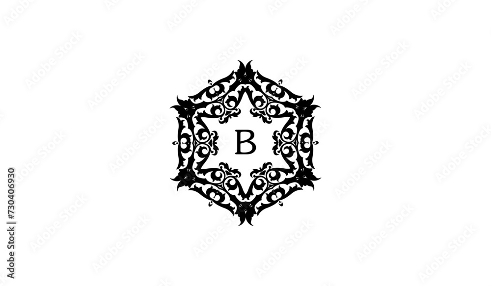 Luxury Alphabetical Star Logo