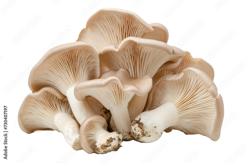 Oyster mushrooms Isolated transparent background. PNG Format. Oyster mushrooms Isolated transparent background. PNG Format.
