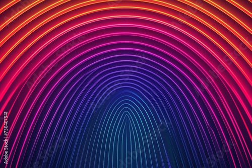 Vibrant strip rainbow colorful Color spectrum swirls, motley curves Captivating. Neon circle Helical. Abstract Drag king wallpaper gradient pattern. Luminosity waves spirals background © Leo