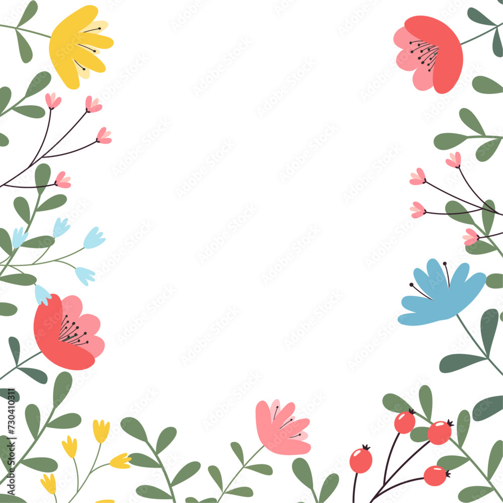 Set of spring hand drawn elements. Floral decor. Flowers, branches, bouquets, watering can, teapot, birdhouse. Spring holidays. Perfect for Valentine's Day, Women's Day, Easter, Mother's Day Set of spring hand drawn elements. Floral decor. Flowers, branches, bouquets, watering can, teapot, birdhouse. Spring holidays. Perfect for Valentine's Day, Women's Day, Easter, Mother's Day