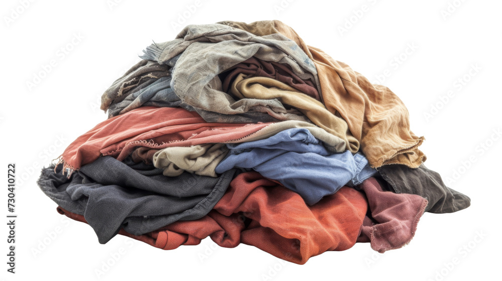Pile of dirty laundry Isolated transparent background. PNG Format. Pile of dirty laundry Isolated transparent background. PNG Format.